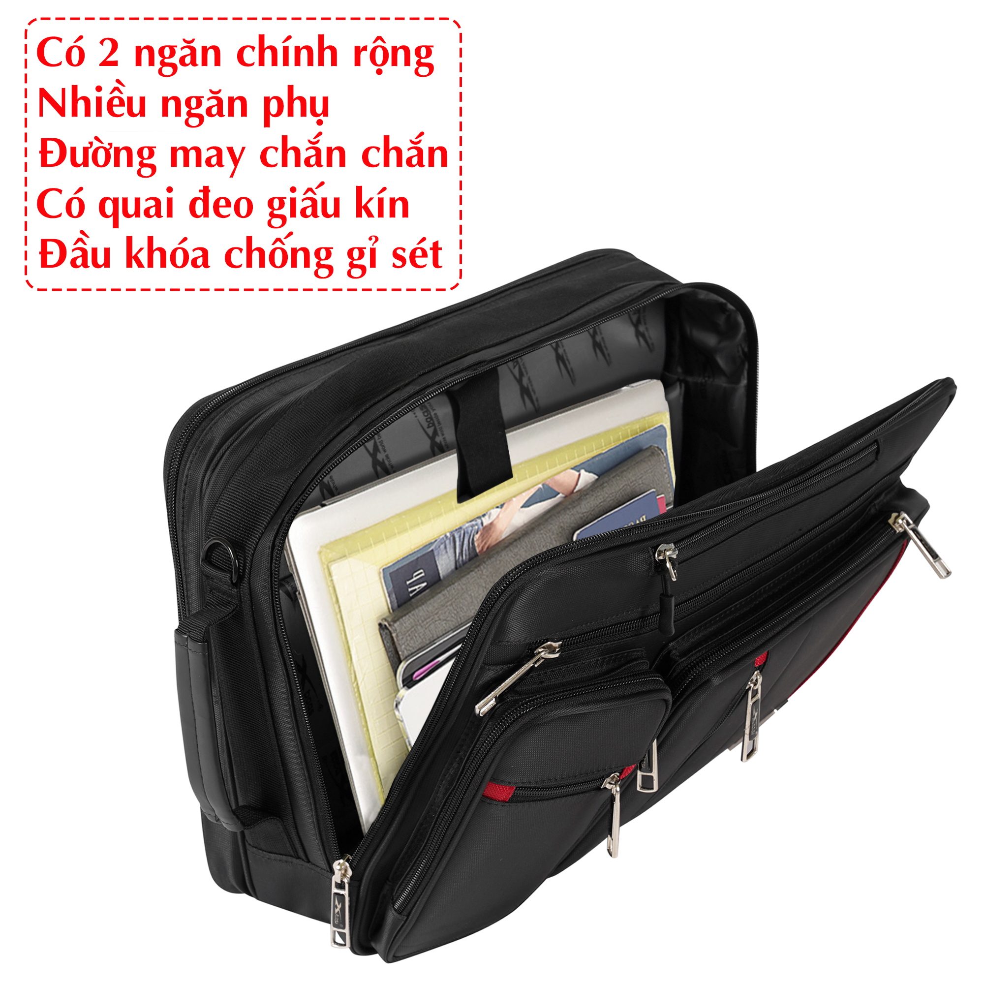 cặp xách laptop đa năng