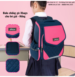 BA LÔ CHỐNG GÙ CHO BÉ GÁI XBAGS XB 3107 - MÓN QUÀ TUYỆT VỜI CHO CON YÊU CỦA BẠN  BA LÔ CHỐNG GÙ CHO BÉ GÁI XBAGS XB 3107 - MÓN QUÀ TUYỆT VỜI CHO CON YÊU CỦA BẠN