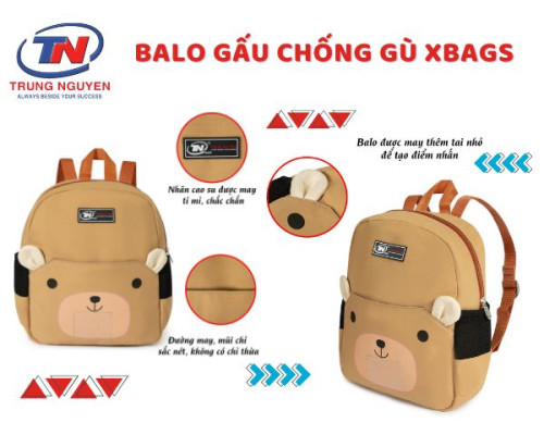 Balo Gấu Chống Gù Xbags – Siêu Dễ Thương, Bảo Vệ Lưng Bé Yêu! Balo Gấu Chống Gù Xbags – Siêu Dễ Thương, Bảo Vệ Lưng Bé Yêu!