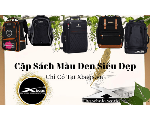 Top 6 mẫu cặp đen cấp 3 siêu hot tại Xbags.vn Top 6 mẫu cặp đen cấp 3 siêu hot tại Xbags.vn