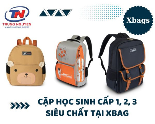 Cặp học sinh cấp 1, 2, 3 siêu chất tại Xbags Cặp học sinh cấp 1, 2, 3 siêu chất tại Xbags