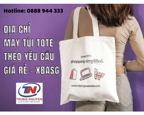 Địa chỉ may túi tote in logo quảng cáo thương hiệu - Xbags Địa chỉ may túi tote in logo quảng cáo thương hiệu - Xbags