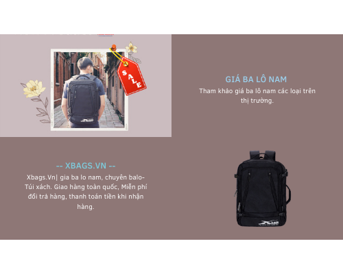 Tham khảo giá ba lô nam các loại trên thị trường. Xbags.Vn|CHUYÊN BALO-TÚI XÁCH–VALI ĐẸP Tham khảo giá ba lô nam các loại trên thị trường. Xbags.Vn|CHUYÊN BALO-TÚI XÁCH–VALI ĐẸP