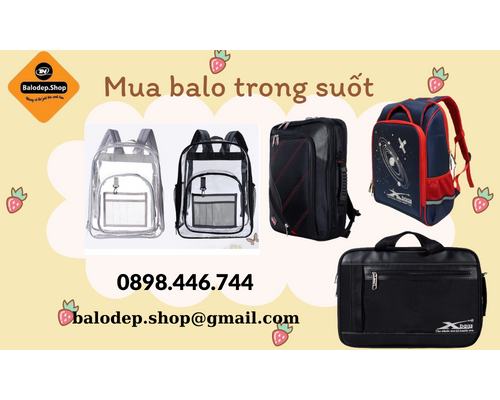 Mua balo trong suốt đẹp, chính hãng, giá tốt nhất 2023 Mua balo trong suốt đẹp, chính hãng, giá tốt nhất 2023