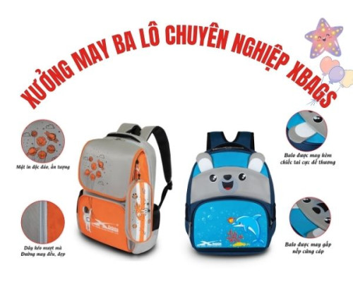 Xưởng may ba lô chuyên nghiệp Xbags - giao hàng miễn phí toàn quốc Xưởng may ba lô chuyên nghiệp Xbags - giao hàng miễn phí toàn quốc